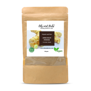 Organic Amba Haldi Powder - Curcuma Amada -100% Pure, Clean and Natural