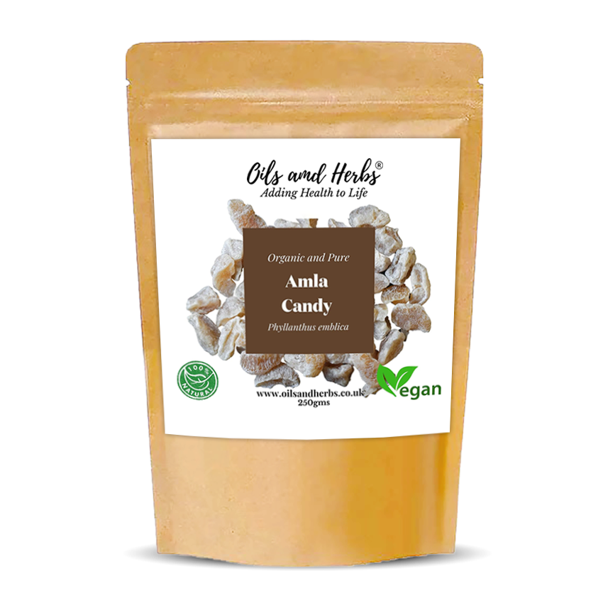 Organic Amla Candy - Phyllanthus emblica candy -100% Pure and Natural