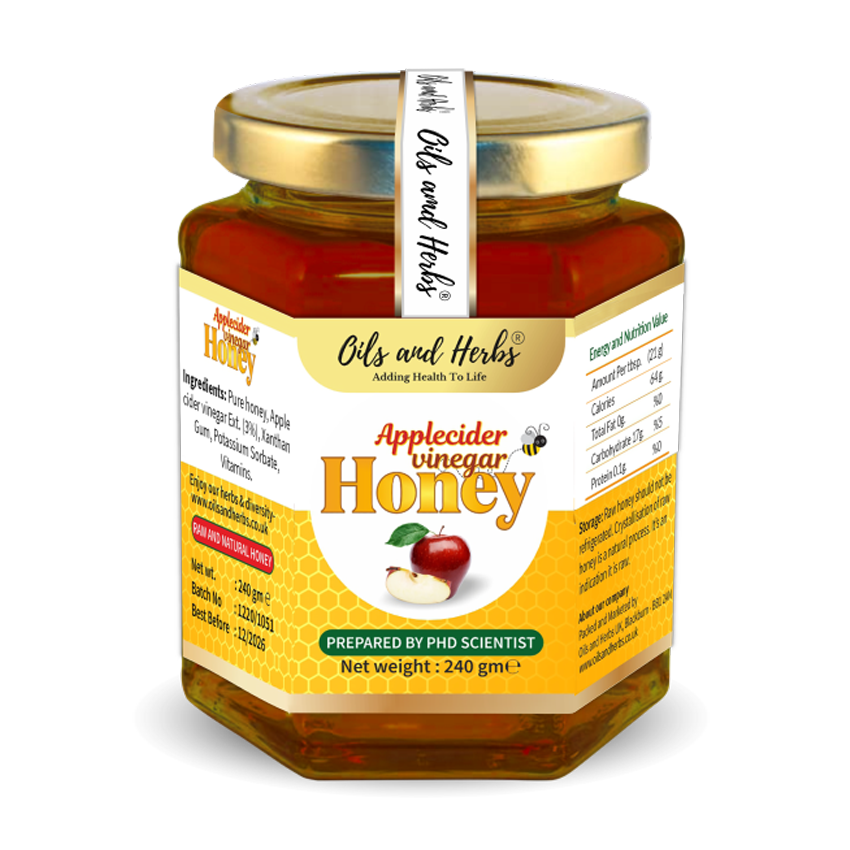 Natural Apple Vinegar Cider Honey