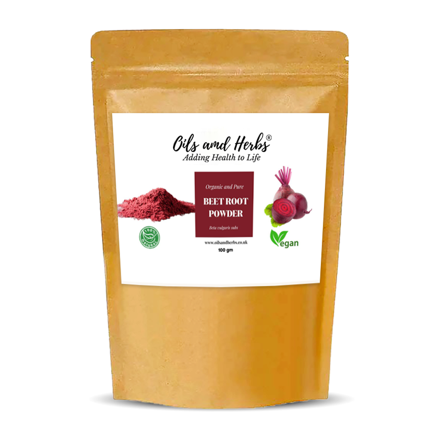 Clean Organic Beet Root Powder - Beta vulgaris subs -100% Pure and Natural