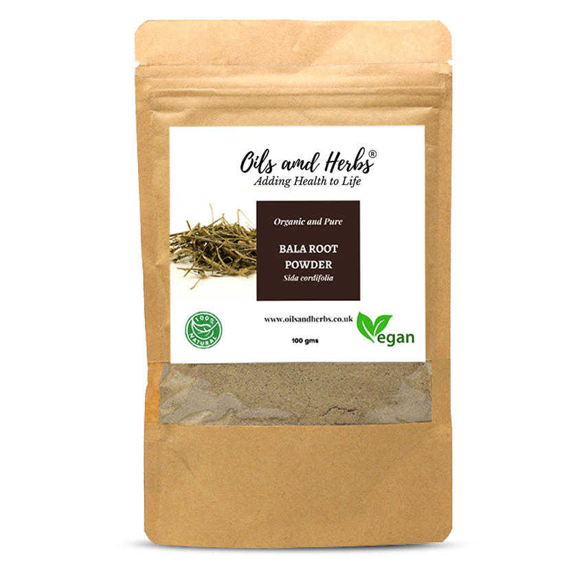 Organic Bala Root Powder - Sida Cordifolia -100% Pure, Clean and Natural