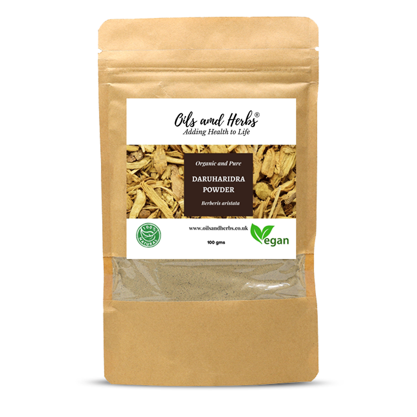 Organic Daruharidra Powder - Berberis aristata -100% Pure, Clean and Natural