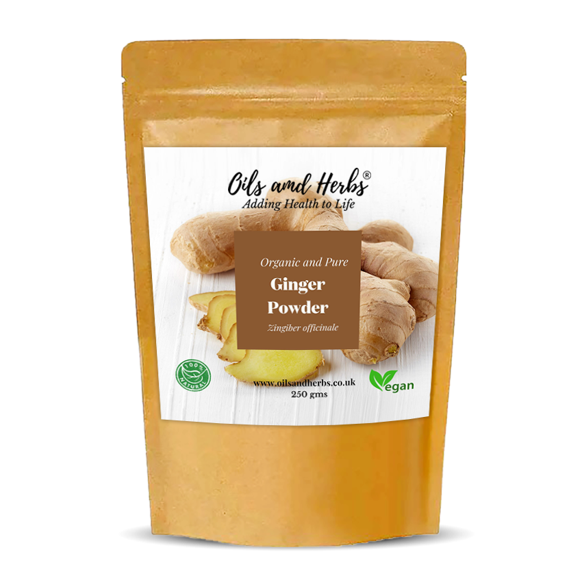 Clean Organic Ginger Powder - Zingiber officinale -100% Pure and Natural