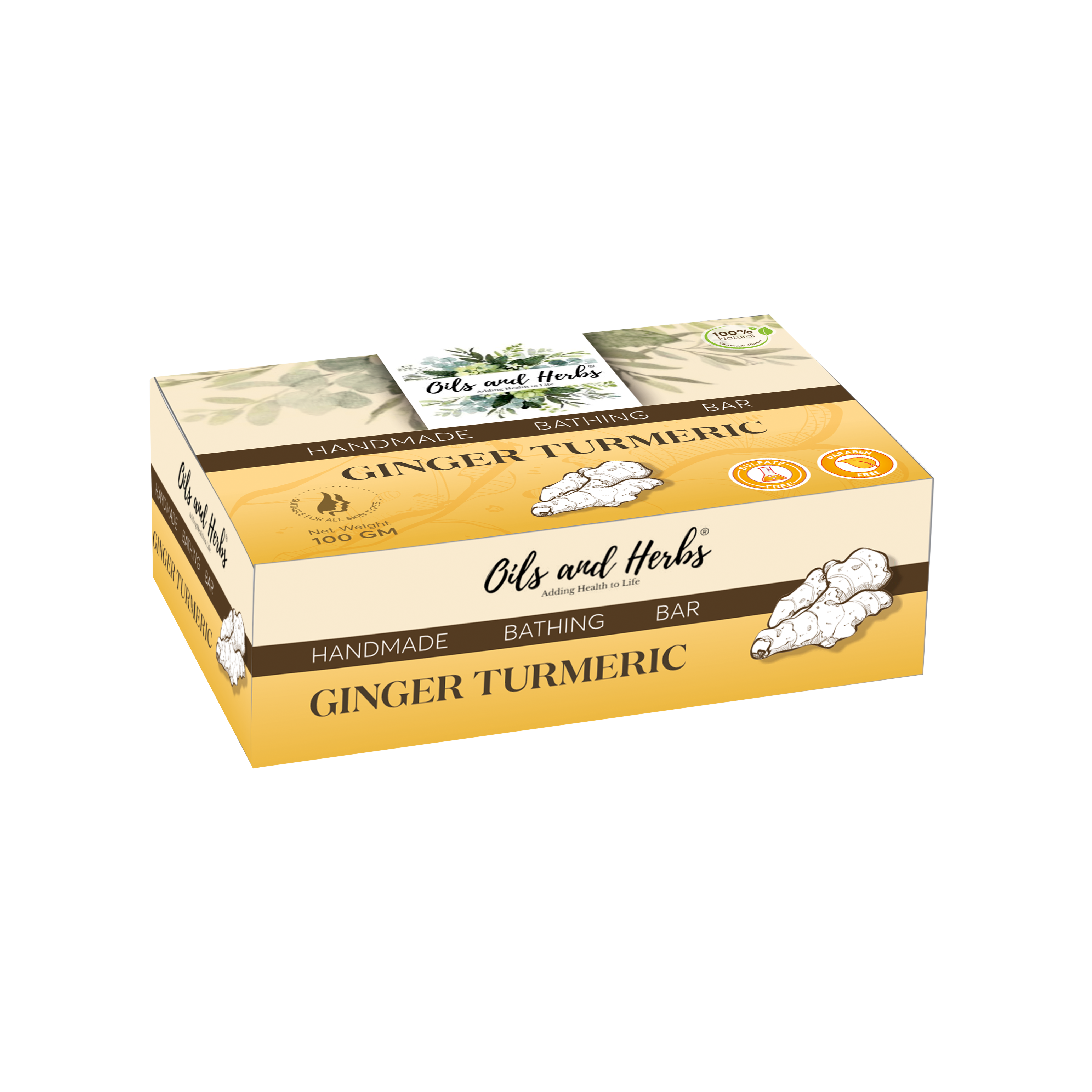 Ginger Turmeric Soap Handmade by Herbalist