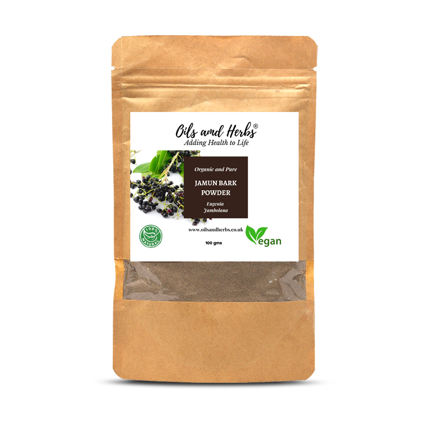 Organic Jamun Bark Powder - Jamun Chhaal- 100% Pure, Clean and Natural