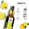 Natural Lemon Essential Oil 100% Pure & Therapeutic Grade
