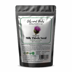 Organic Milk Thistle Seed ext. powder mockup
