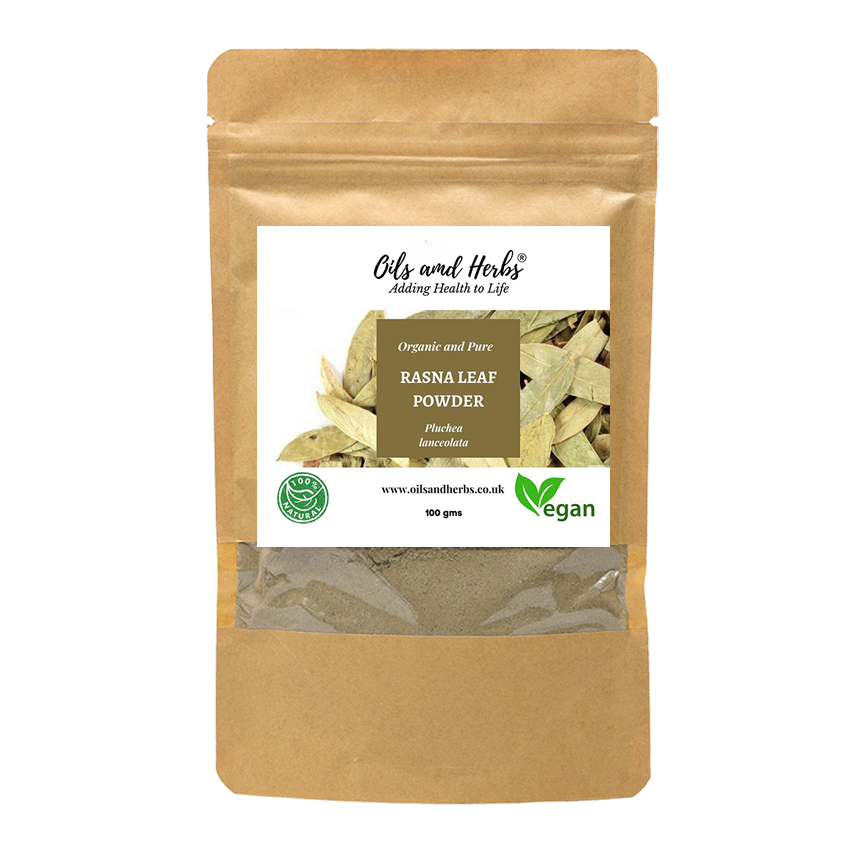 Organic Rasna Leaf Powder- Pluchea Lanceolata -100% Pure, Clean and Natural