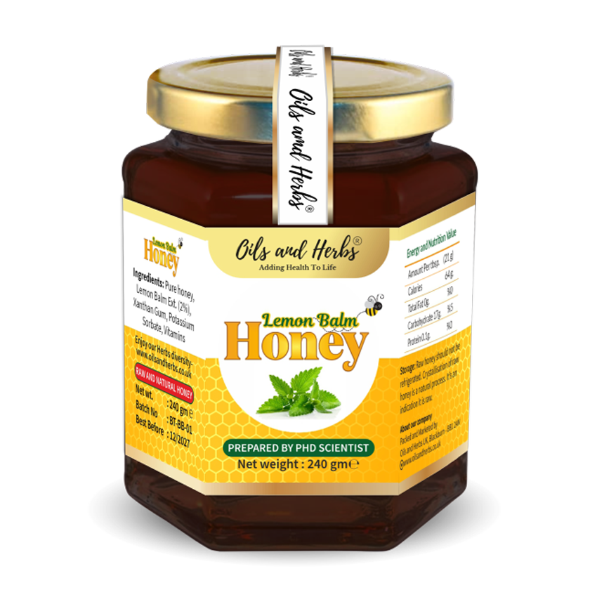 Raw Lemon Balm Honey