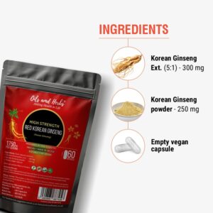 High Strength Red Korean Ginseng 3500MG