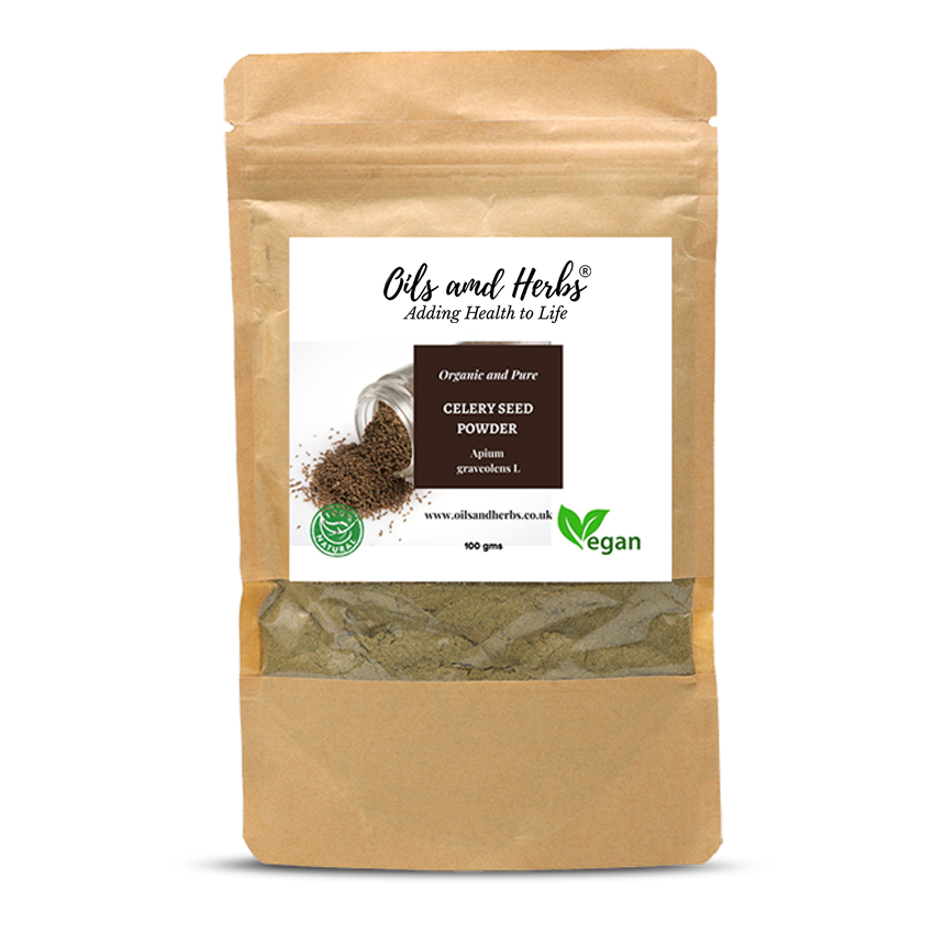 Organic Celery Seed Powder - Apium graveolens L -100% Pure, Clean and Natural