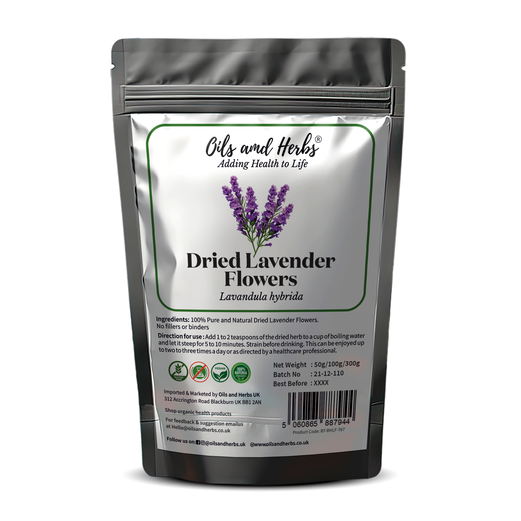 DRIED LAVENDER FLOWERS