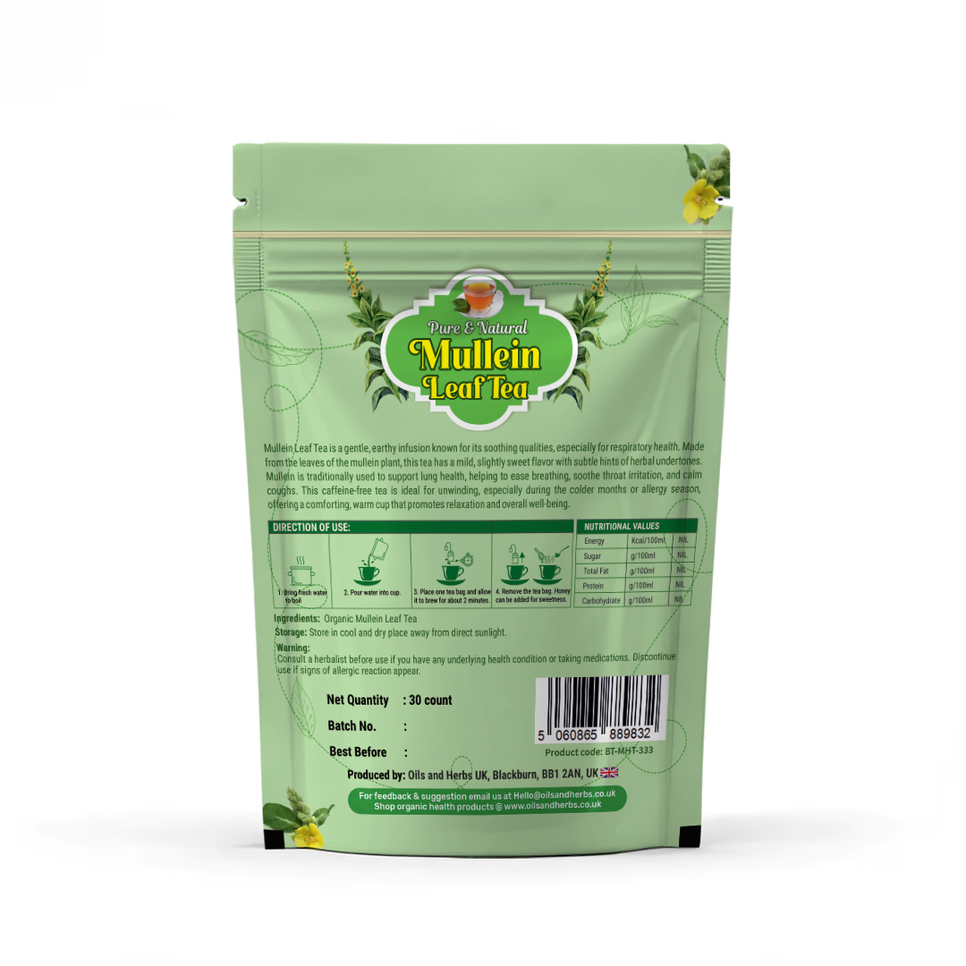Mullen leaf tea back