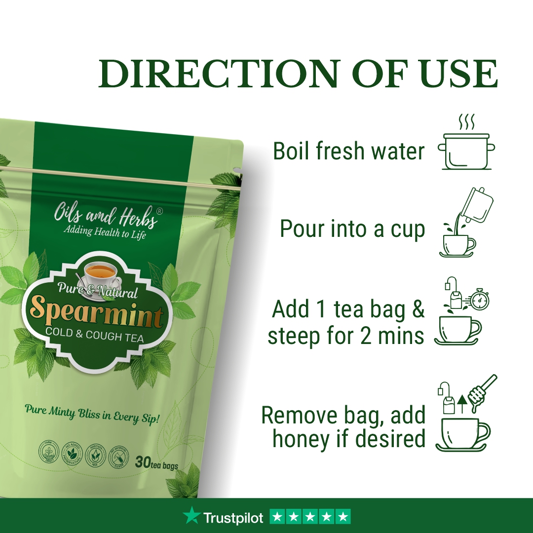 Natural Spearmint Leaf Tea - Image 5